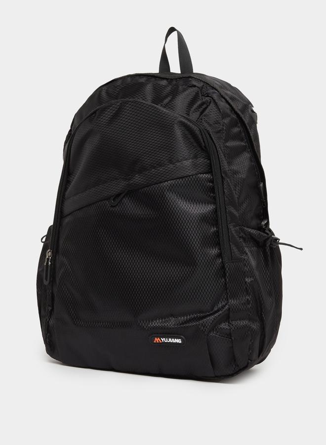 ستايلي حقيبة ظهر بتفاصيل ستلاي وجيوب بسحاب - Image 1