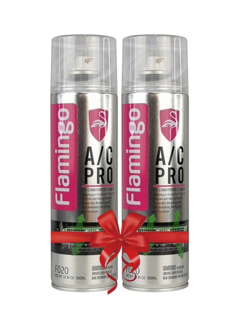 FLAMINGO Combo Offer - Buy 2PC Flamingo F020 500ml AC Cleaner Powerful Solution for Cleaner Air and Cooler Comfort  - Image 1