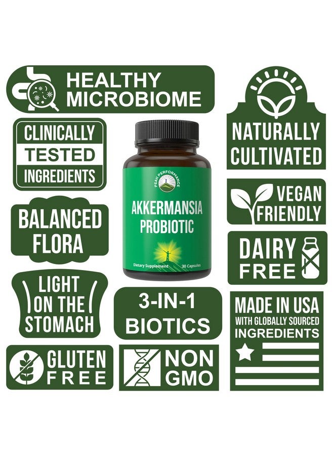 Peak Performance Akkermansia Probiotic to Increase GLP-1 Production. Ultra High Strength Akkermansia Muciniphila Live Strain With Prebiotic Fiber for Gut Health & Microbiome Balance. Delayed Release, 3rd Party Tested - Image 3