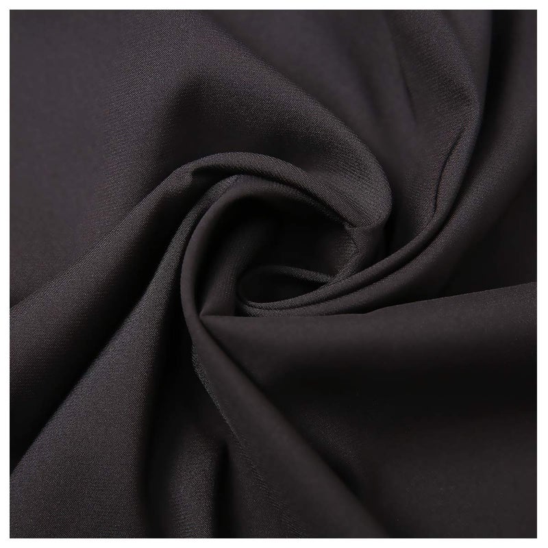 AOLIGE Hair Scarf Satin Head Neck Scarfs for Women (black), Medium - Image 5