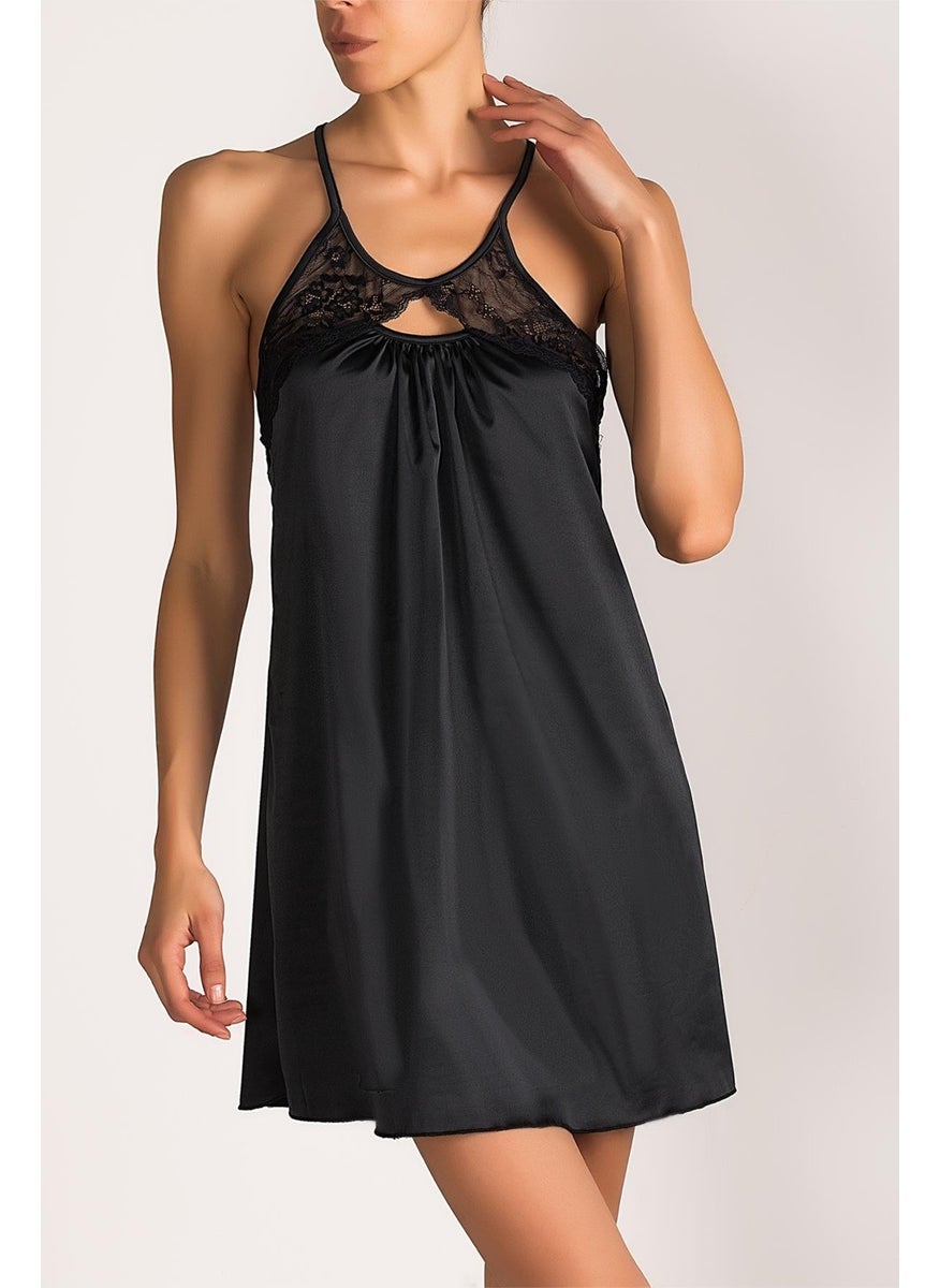 Lace Detailed Satin Nightgown with Cross-Strap Back - pzsku/ZF904A4AFE341338831EDZ/45/_/1726651557/8eb24720-5953-46b1-9bba-6a9ae7682fe4