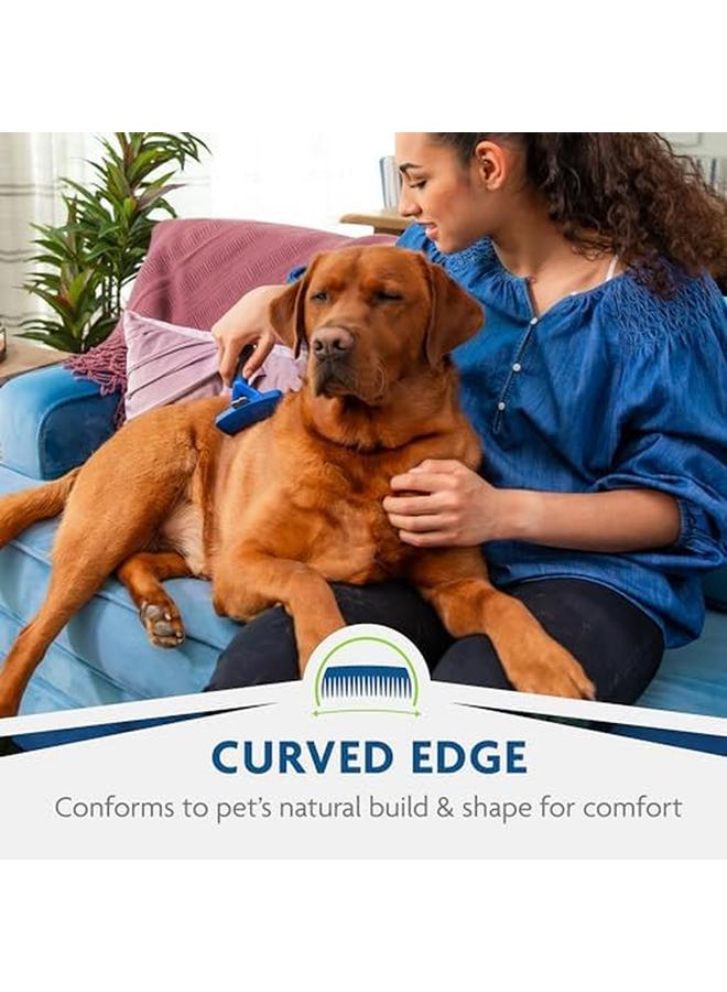 فورمينوتر أداة إزالة الشعر تحت المعطف للكلاب فرشاة إزالة الشعر للكلاب تزيل الشعر السائب وتكافح تساقط الشعر - Image 3