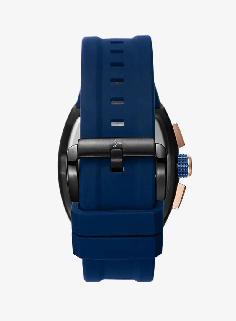 TORNADO Men's Premium Flexible & Durable Silicone Multi Function Watch T23105-BSNNK - 43mm mm - Image 3