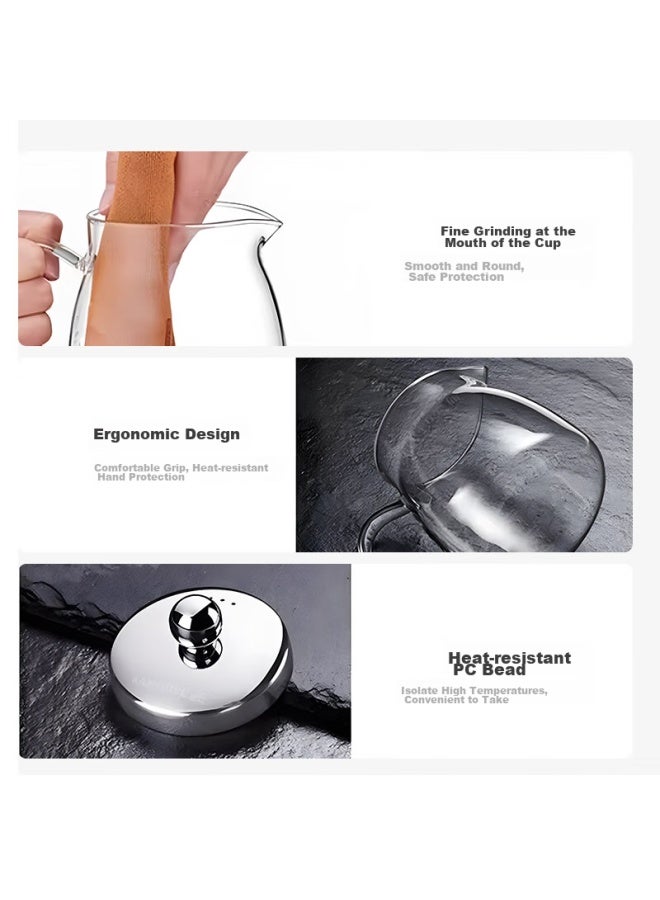 JD.com Jd Jingzao Teapot, Heat-resistant Glass Tea Brewing Set, Elegant Cup, Electric Ceramic Stove Water Kettle, 650ml - Image 5