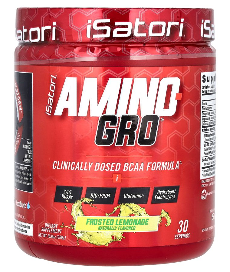 iSatori Amino-Gro Frosted Lemonade 10.6 oz (300 g)