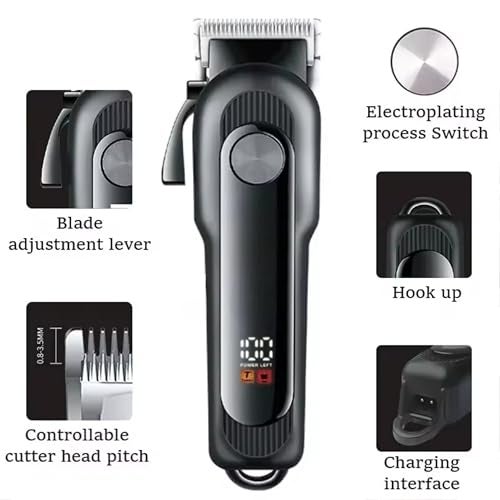 Concepta Trimmer For Men All In One | Rechargeable Beard Trimmer for Man | Waterproof Cordless Shaving Machine with USB Charging & 4 Combs for Hair, Beard and Moustaches - Image 2