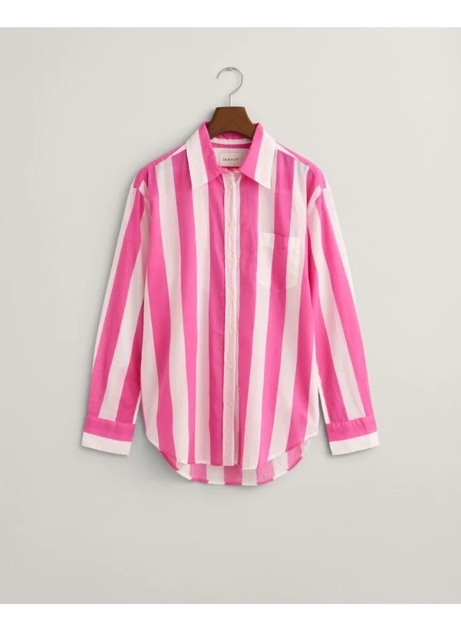 غانت Gant Relaxed Fit Parasol Striped Shirt