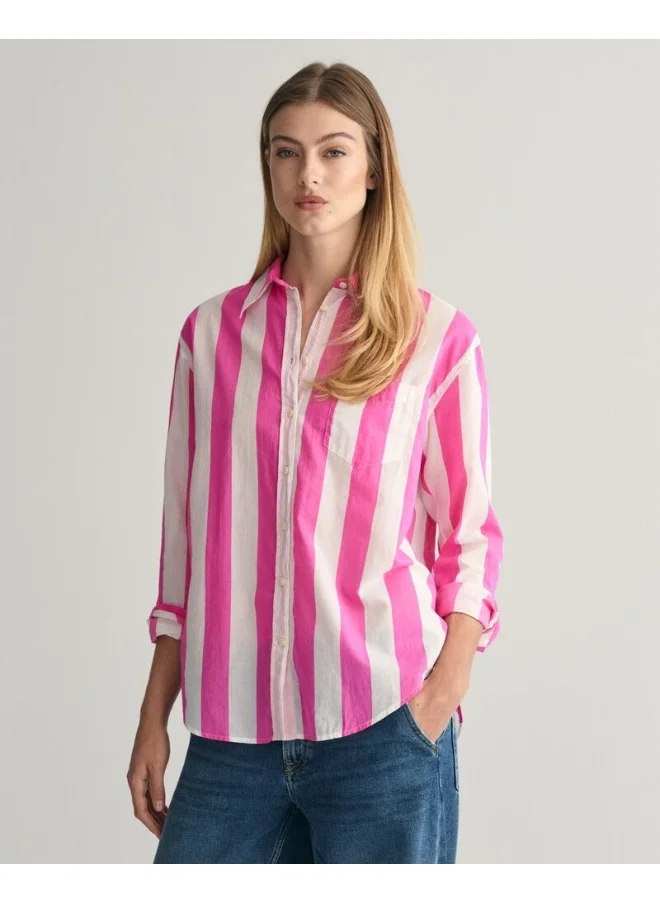 غانت Gant Relaxed Fit Parasol Striped Shirt