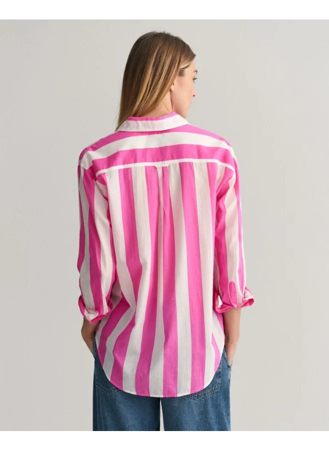 غانت Gant Relaxed Fit Parasol Striped Shirt