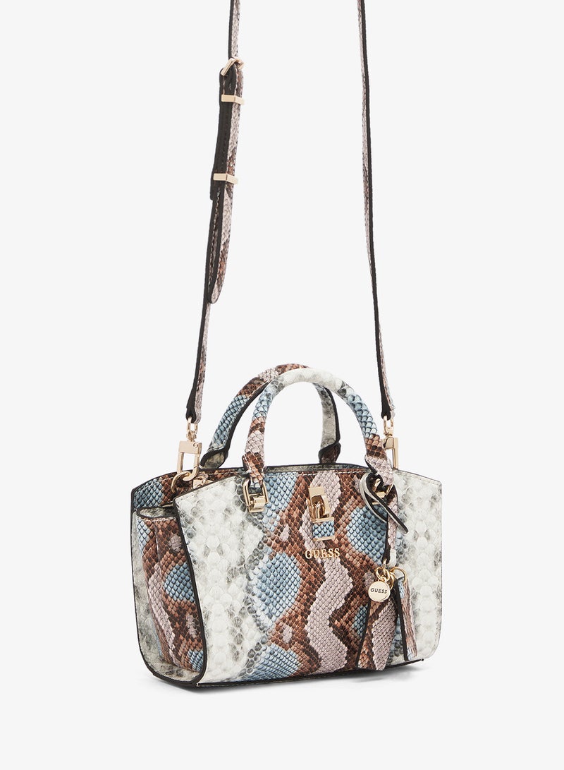 GUESS Queensland Mini Satchel Bag - Image 3