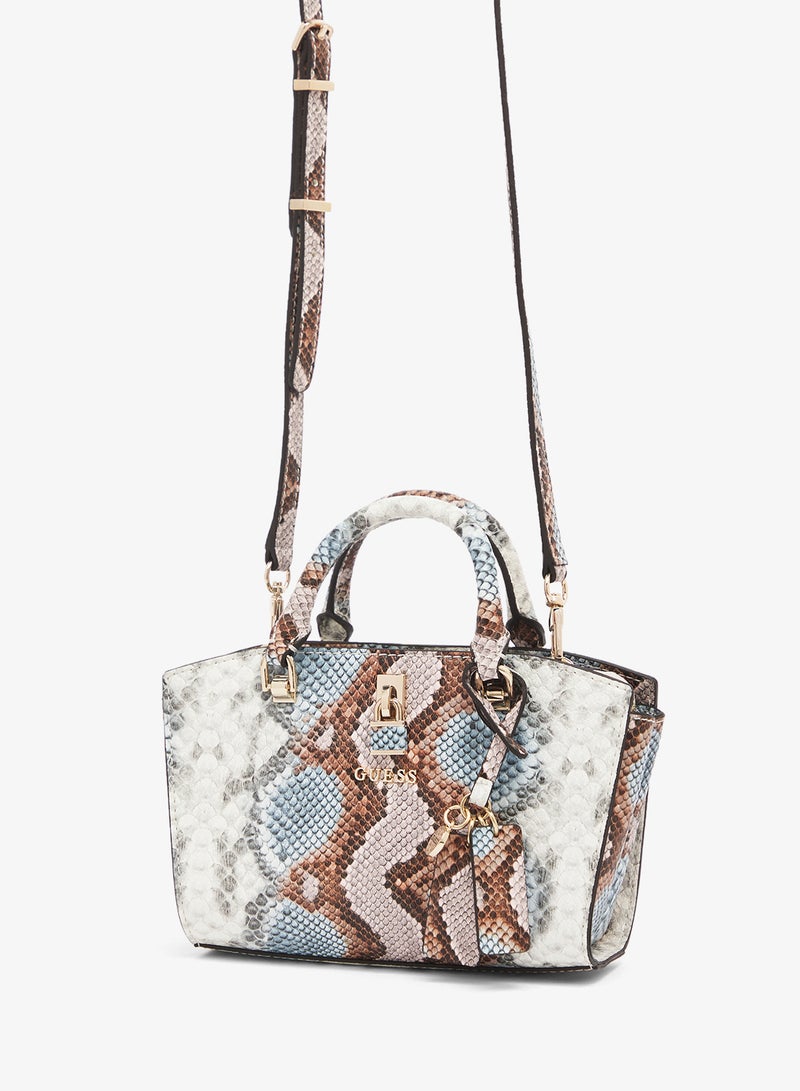 GUESS Queensland Mini Satchel Bag - Image 4