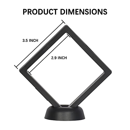 DisplayGifts Challenge Coin Display Case Stand 3D Floating Display Stand Holder, Can Also Hold Medallion Medal Military Coin Poker Chip and Arrowhead Artifacts - Image 5