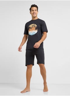Seventy Five Nightwear T-Shirt & Shorts Sets  - Image 1