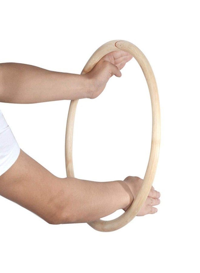 ZooBoo Wing Chun Rattan Ring - Natural Wood Rings Wing Tsun Kung Fu Legs Hand Strength Training Equipment Yewen Sau Sticky IP Man Siu Lum Kung Fu Rings - Rattan 11 inch - Image 2