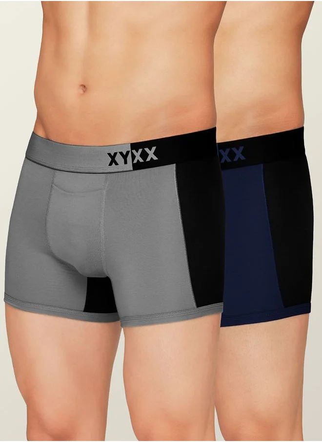 XYXX Pack of 2 - Colorblock Modal Trunks by Styli
