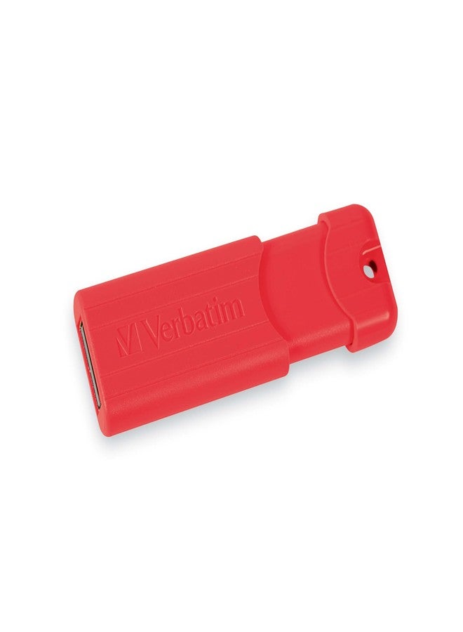 فيرباتيم محرك أقراص فلاش USB 3.0 قابل للسحب من فيرباتيم بسعة 64 جيجابايت بنمط الخطوط - عبوة من 5 قطع - متعدد الألوان (أخضر، أزرق، أحمر، بنفسجي، سماوي) - Image 4
