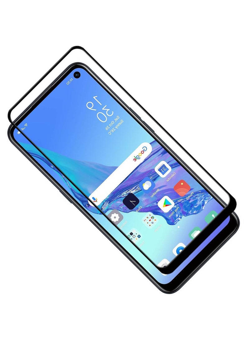ACLIX Antistatic ESD Dustproof Premium Quality High Definition Tempered Glass Screen Protector Designed For Oppo A53 - Image 1