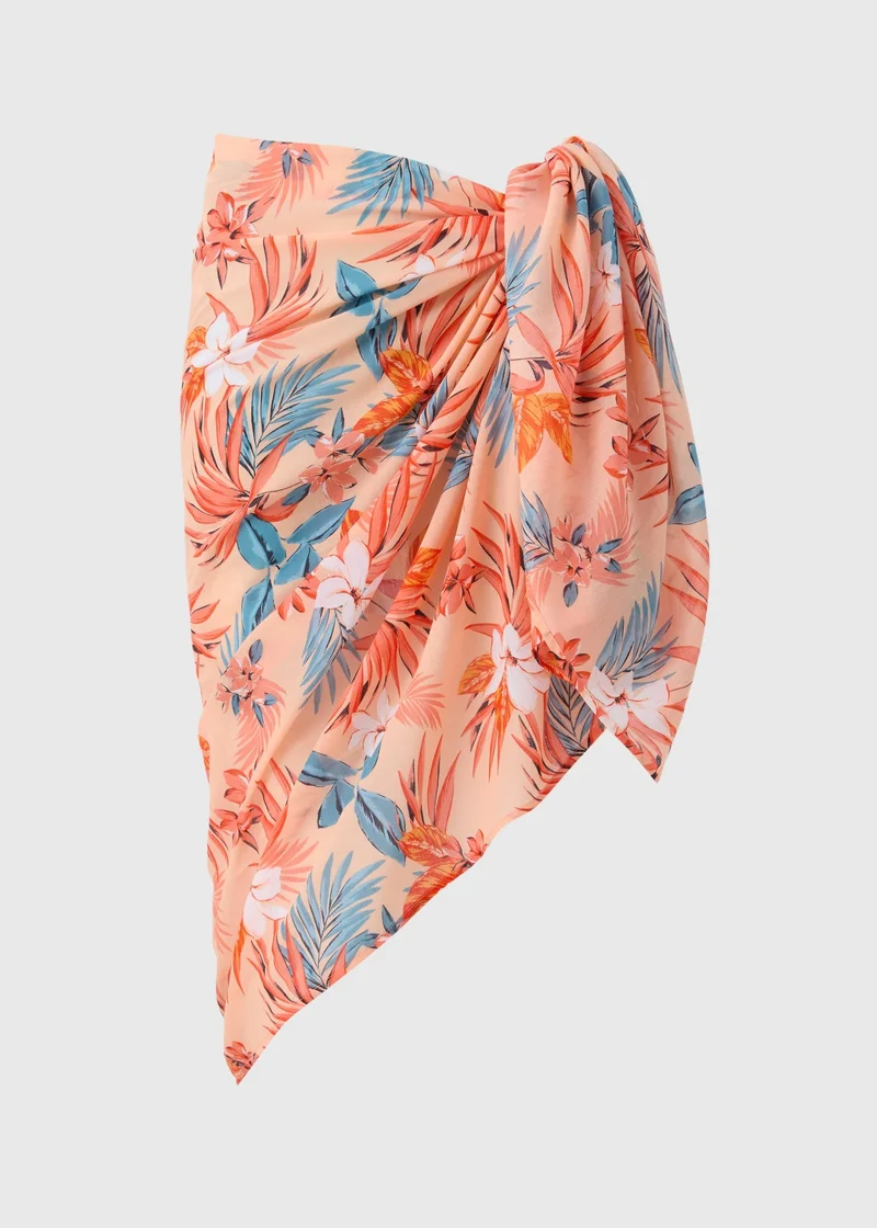 Matalan Turquoise Leaf Kaftan
