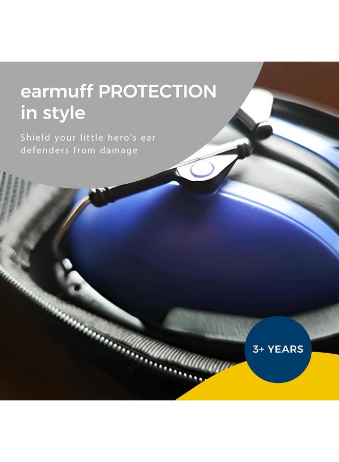 Banz Kidz Ear Defenders Case 2+ Years - Dark Blue - Travel Case for Kids & Toddler Headphone Protection - Lightweight, Compact & Durable Earmuff Container - Image 2