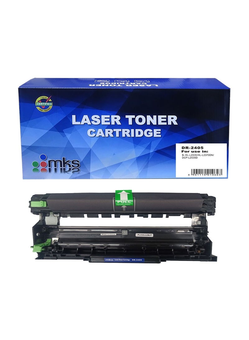MKS Drum Unit DR-2405 Compatible with Brother HL-L2335D/HL-L2370DN/DCP-L2535D - Image 1