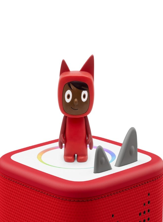 Tonies Creative Toy Figurine - Record and Upload up to 90 Minutes of Your Own Stories and Songs - Red/Dark - Image 2