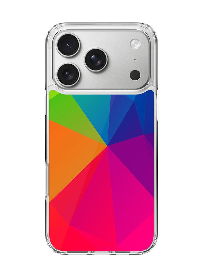 Stylizedd Classic Clear MagSafe Case for iPhone 17 Pro , Hybrid Soft Case Flexible Edges Anti Drop TPU PC Gel Thin Transparent Cover [ Designed for iPhone 17 Pro ] - Air, Water, Earth, Fire Full Print