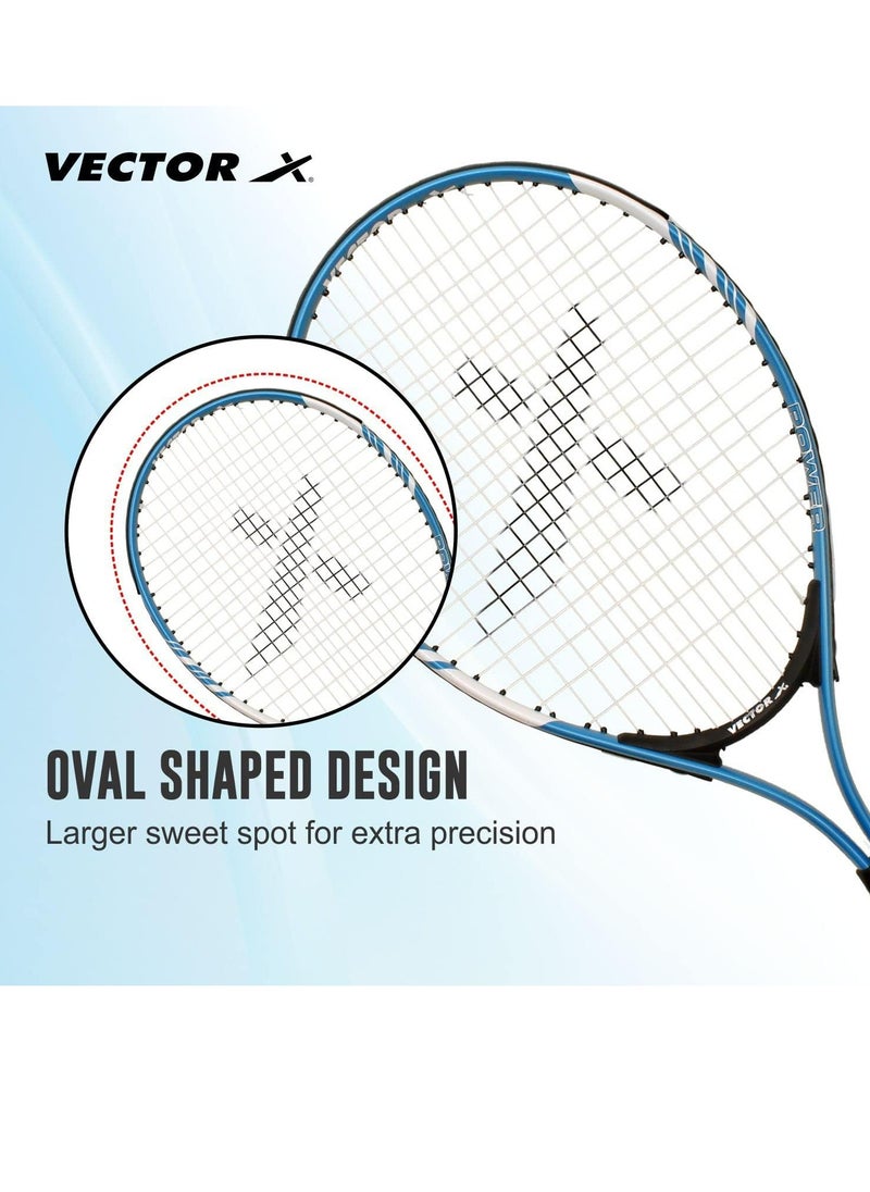Vector X - Vxt 520 25 inches with Full Cover Strung Tennis Racquet |Material - Aluminium - Image 1