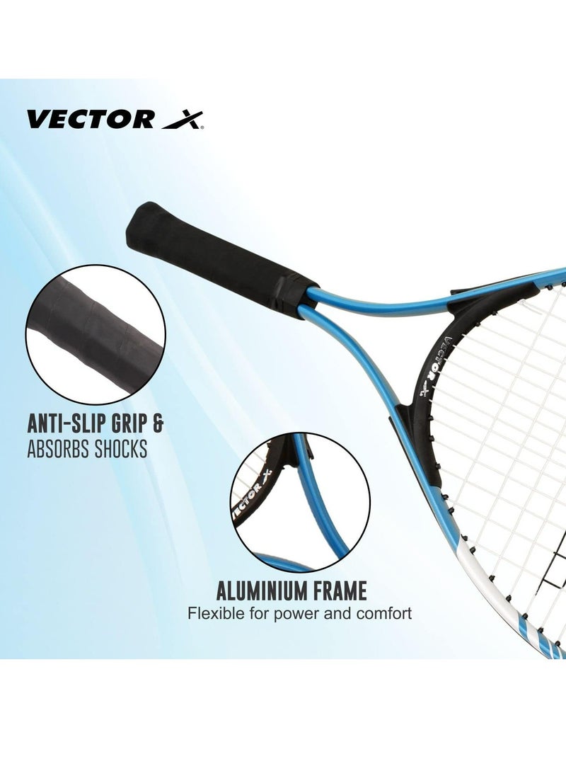 Vector X - Vxt 520 25 inches with Full Cover Strung Tennis Racquet |Material - Aluminium - Image 1