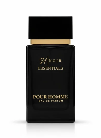 noir Essentials Pour Homme | The Signature Smoky-Fruity Eau De Parfum for Men | Intense Projection, All-Day Longevity, &amp; Refined Luxury Blend | 80ml