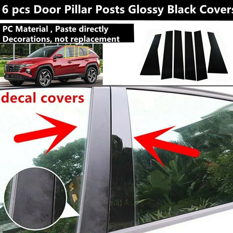 QASULER Car Pillar Posts for Hyundai Tucson NX4 - Image 3