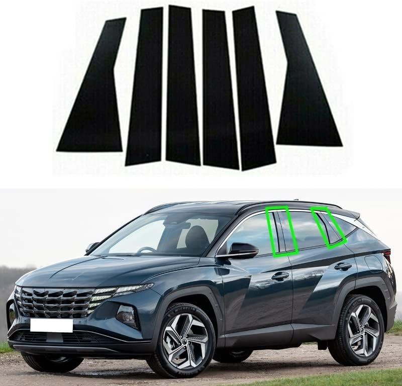 QASULER Car Pillar Posts for Hyundai Tucson NX4 - Image 2