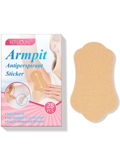 Sefudun 28 Pcs Underarm Sweat Pads, Sweat Pads for Women and Men Armpits, Disposable Invisible Armpit Sweat Pads for Absorbent Deodorant Prevention Sticker  - Image 1