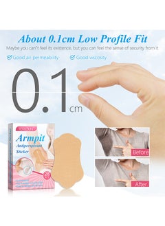 Sefudun 28 Pcs Underarm Sweat Pads, Sweat Pads for Women and Men Armpits, Disposable Invisible Armpit Sweat Pads for Absorbent Deodorant Prevention Sticker  - Image 2