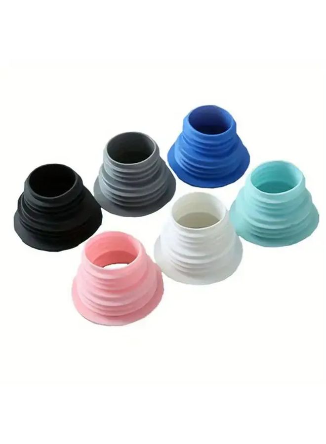 2 Sewer Deodorizing Seal Ring Washing Machine Drain Pipe Seal Plug Wash Basin Silicone Kitchen Deodorizing Cover Blue - Image 5