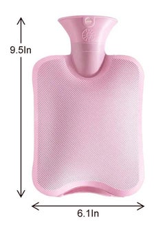 MARK STORE Hot Water Bag, Hot pack for Pain Relief, Hot Water Bottle, Cold and Hot Pack with velvet cover,(1pc only) Assorted colors  - Image 5