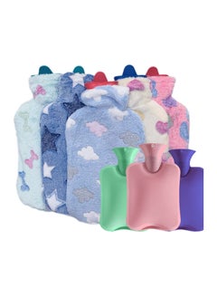 MARK STORE Hot Water Bag, Hot pack for Pain Relief, Hot Water Bottle, Cold and Hot Pack with velvet cover,(1pc only) Assorted colors  - Image 2
