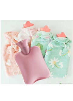 MARK STORE Hot Water Bag, Hot pack for Pain Relief, Hot Water Bottle, Cold and Hot Pack with velvet cover,(1pc only) Assorted colors  - Image 3