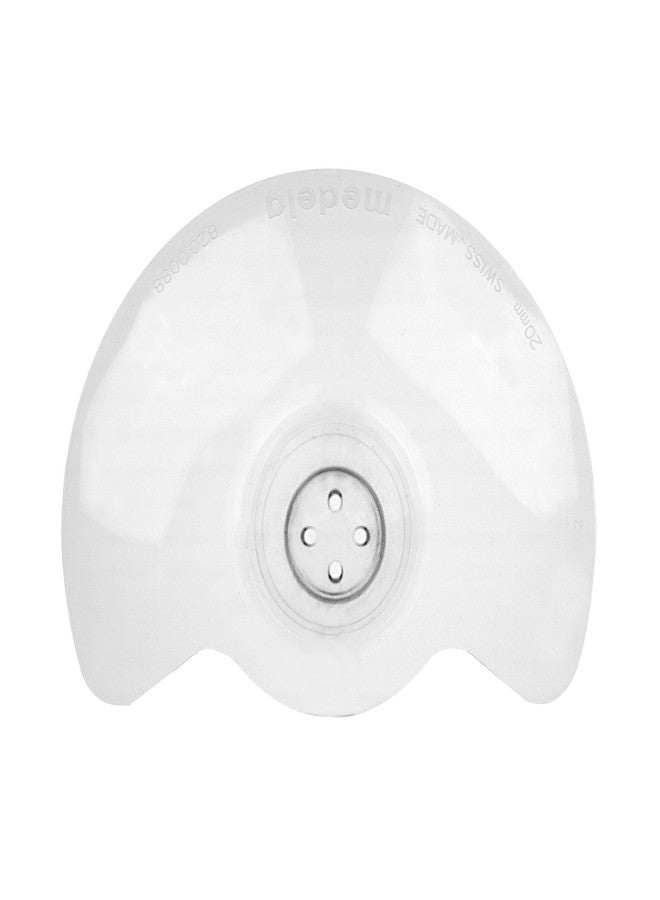 Medela Contact Nipple Shield for Breastfeeding, Medium 20mm Nippleshield, for Latch Difficulties or Flat or Inverted Nipples, Made Without BPA - Image 3