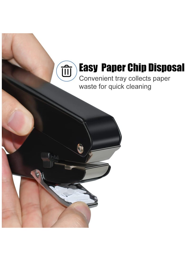SYOSI - Slot Puncher, Badge Hole Punch for Id Card, PVC Slot and Paper, Heavy-Duty Hole Punch for Pro Use(Elliptical Aperture: 0.6 x 0.16 inch) - Image 1