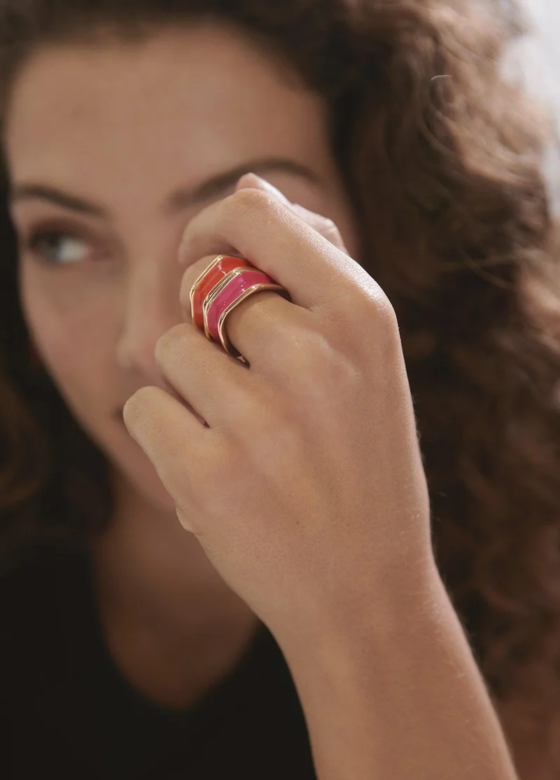 لولا كساديمونت خاتم بتصميم حلقات غير منتظمة