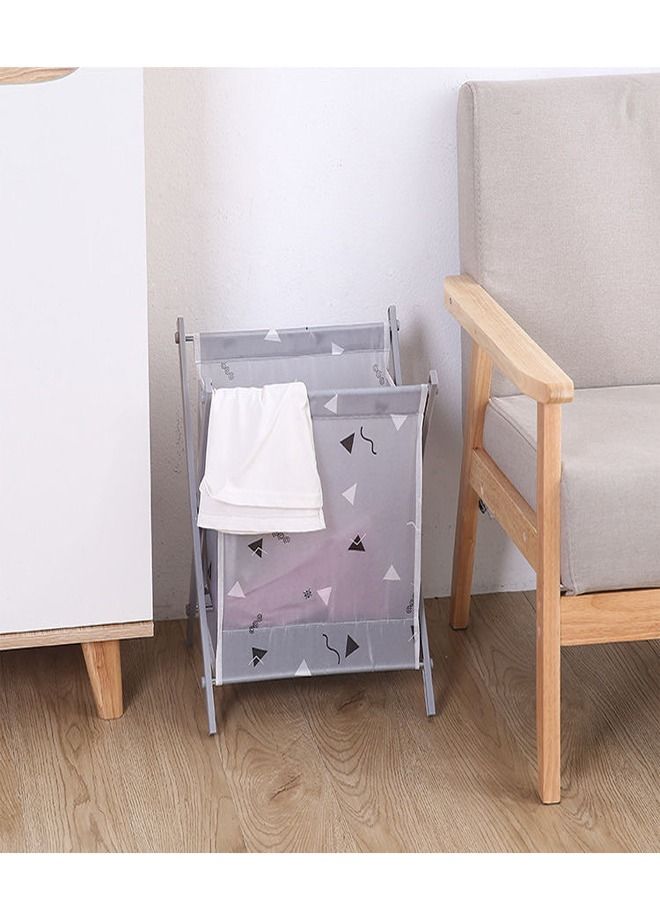 fashionhome Multipurpose Use Large Collapsible Laundry Basket Clothes Storage Bag Household Items Storage Bin 37x31x37 cm - Image 2