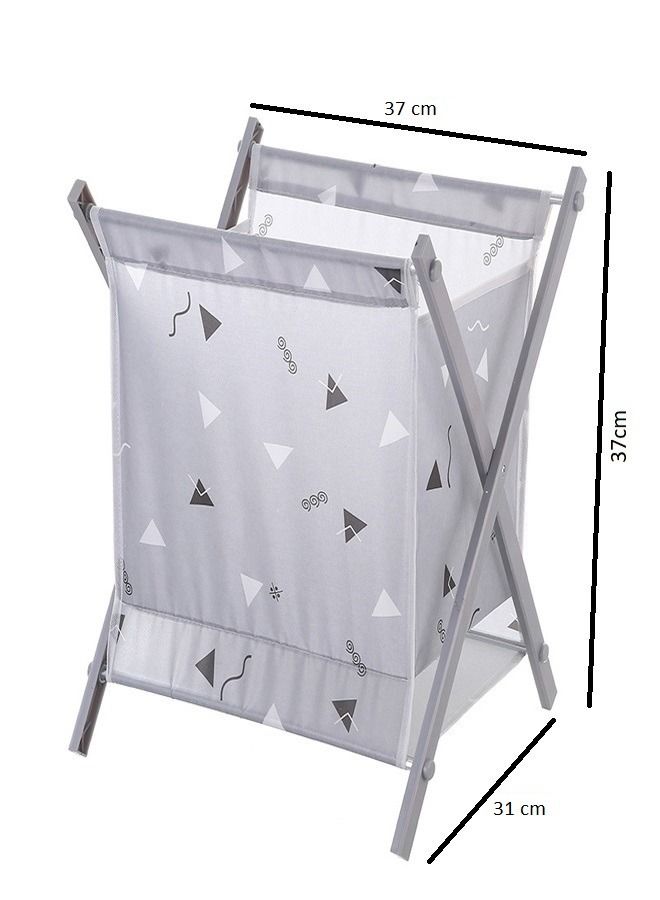 fashionhome Multipurpose Use Large Collapsible Laundry Basket Clothes Storage Bag Household Items Storage Bin 37x31x37 cm - Image 4