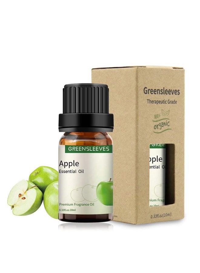 GREENSLEEVES Apple Essential Oil Fruit Fragrance Oils 10ml for Diffusers, Humidifiers  - Image 1