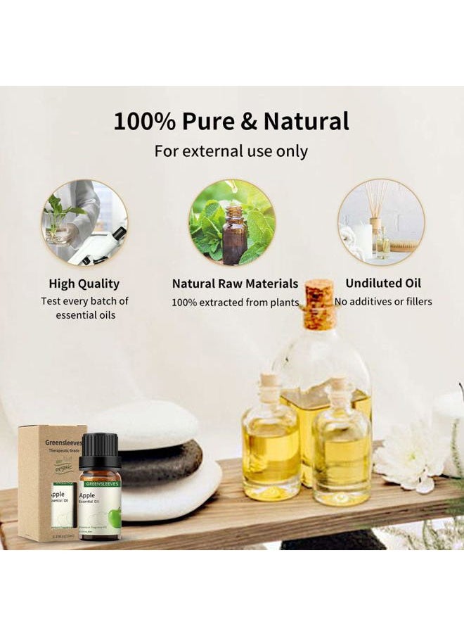 GREENSLEEVES Apple Essential Oil Fruit Fragrance Oils 10ml for Diffusers, Humidifiers  - Image 4