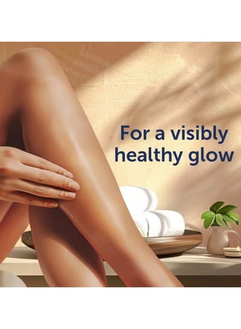 Vaseline Glazed & Glisten Golden Hour Body Gel Oil 200ml – Vanilla Cocoa Glow Shimmering Body Oil with Ultra Hydrating Lipids & 100% Pure Cocoa Butter for Radiant Skin - Image 5