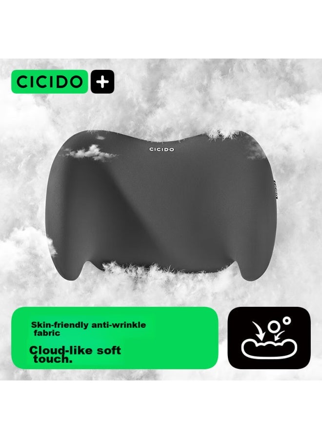 Cicido Car Headrest And Lumbar Support Set, Neck Pillow, Back Cushion, Lumbar Support, Car Seat Backrest, Car Cushion - Image 4