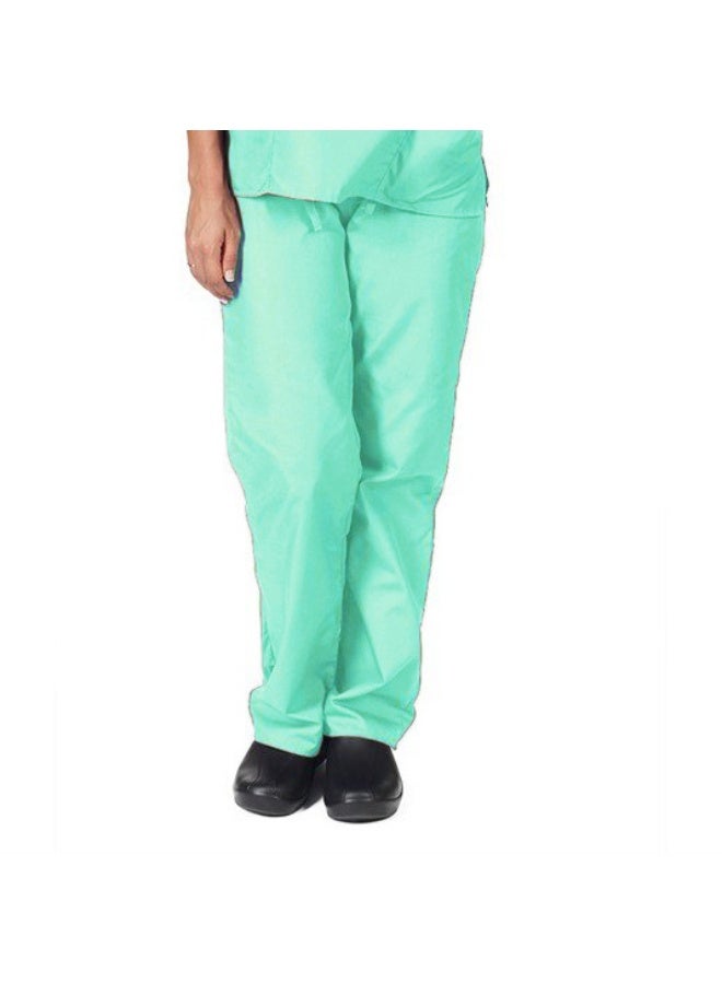 Loquat Womens Medical Scrubs pants Medical Uniform Long trousers Emerald Green - Image 1