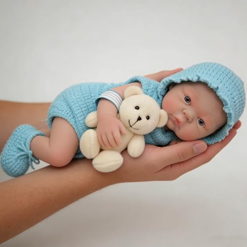 Mire & Mire Mire  Mire Reborn Baby Dolls 12 Boy Micro Preemie Full Body Silicone Baby Doll Realistic That Look Real Open Eyes Baby Doll - Image 1