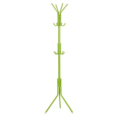 Pindia 1Pc Standing Entryway Coat Hanger Hat Holder 11 Hook Display Stand Cloth Tree Scarf Hanger-Random Color - Image 1