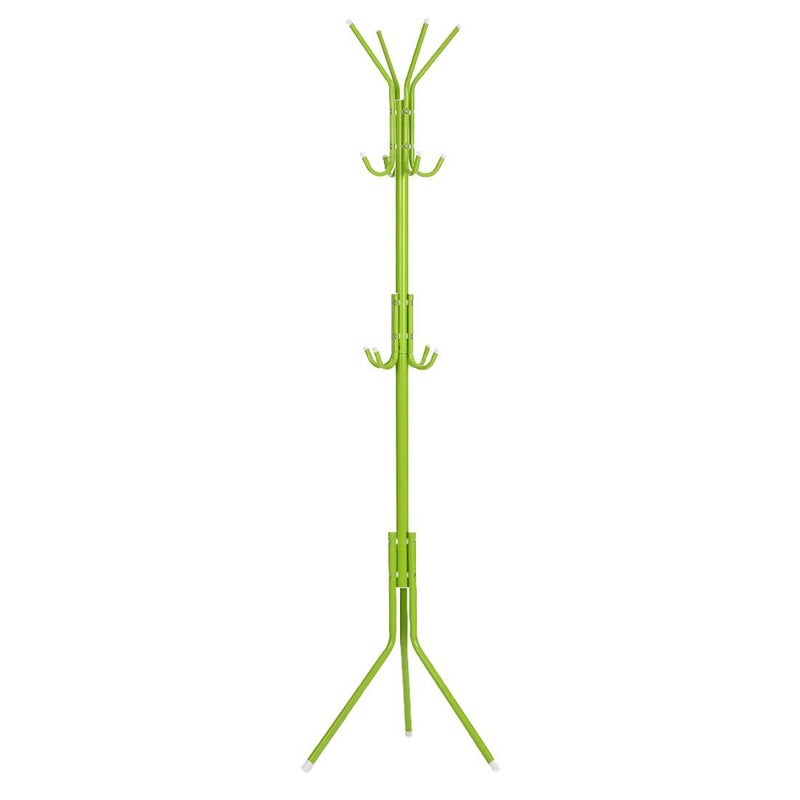 Pindia 1Pc Standing Entryway Coat Hanger Hat Holder 11 Hook Display Stand Cloth Tree Scarf Hanger-Random Color - Image 5